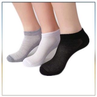 Tất vớ lưới nam thông hơi cổ ngắn kháng khuẩn chống mùi hôi chân xuất Nhật