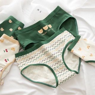 Quần Chíp Gấu Xanh 19 Quần Lót Nữ Cute Cotton Quảng Châu Cao Cấp Sexy Xịn Đẹp