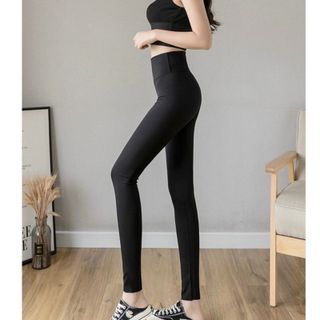 Quần legging dài nữ cạp cao 12cm ôm bó gen bụng che khuyết điểm làm thon gọn chân