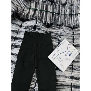 Quần legging dài nữ cạp cao 12cm ôm bó gen bụng che khuyết điểm làm thon gọn chân