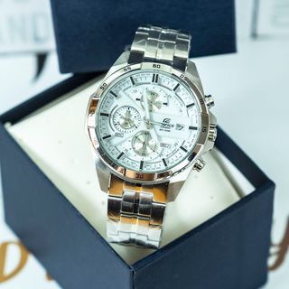 ĐỒNG HỒ NAM CASI0 6 KIM THỜI TRANG NAM DÂY THÉP