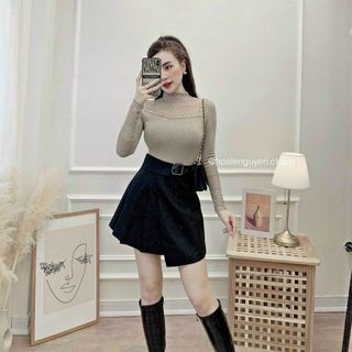 Áo giữ nhiệt nữ pha ren cao cấp hàng Quảng Châu có hộp