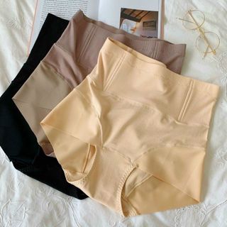 Quần lót nữ cạp cao gen nịt bụng có thanh chống cuộn định hình eo thon