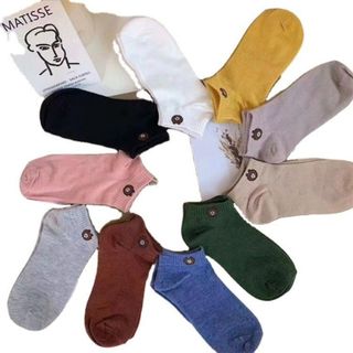 Tất vớ nữ cổ ngắn chất cotton hình gấu brown [ Mua 10 đôi tặng kèm túi gấu ]