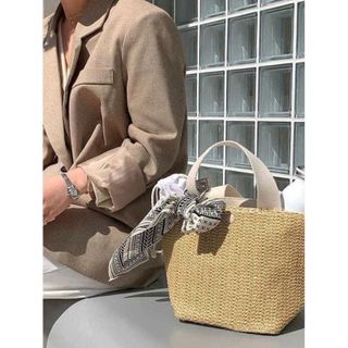 Túi cói xách cầm tay du lịch phong cách Vintage