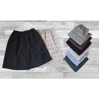 Quần đùi quần short nam kẻ sọc mặc nhà, chơi thể thao chất liệu cotton mát mẻ
