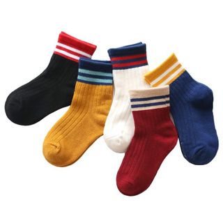 Tất vớ len cổ kẻ cao cổ cho bé trai bé gái từ 1 2 3 4 5 6 7 8 9 10 11 12 tuổi chất len dày dặn
