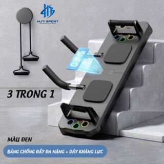 Dụng Cụ Plank Thiết Bị Thể Thao 3 Trong 1 Hít Đất Squat Tập Bụng Thể Dục Tập Gym