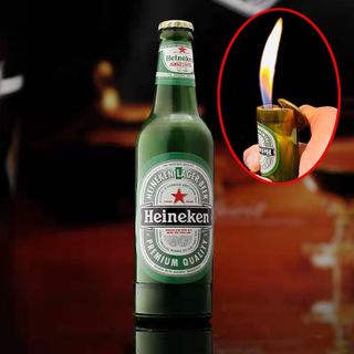 BẬT LỬA HÌNH CHAI BIA HEINEKEN – XÀI GAS giá sỉ