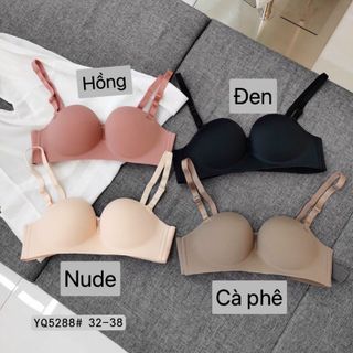 Áo ngực nữ đệm dày cúp ngang nâng đẩy ngực, tạo khe, đúc su thoáng mát mã 5288