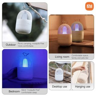{Order giao 2/5} Đèn bắt muỗi Xiaomi Youpin 3Life Nest Mosquito Lamp, Pin 1200mAh, giả hơi thở người giá sỉ