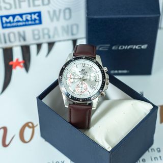 ĐỒNG HỒ NAM CASI0 6 KIM THỜI TRANG NAM DÂY DA SIZE 43MM