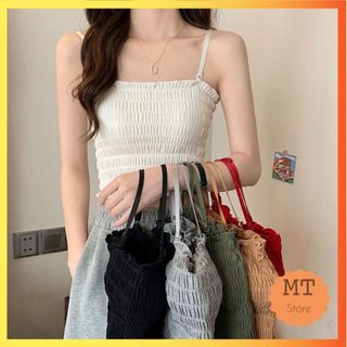 ÁO BRA 2 DÂY NỮ NHÚN DÁNG LỬNG CROPTOP TRẺ TRUNG  SIÊU ĐẸP 2088