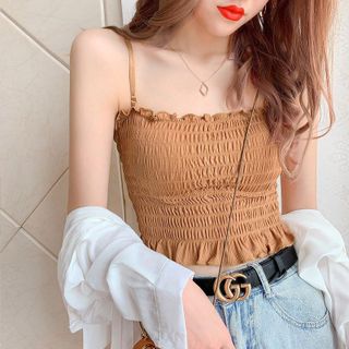 ÁO BRA 2 DÂY NỮ NHÚN DÁNG LỬNG CROPTOP TRẺ TRUNG  SIÊU ĐẸP 2088