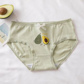 Quần lót nữ cotton họa tiết quả bơ dễ thương