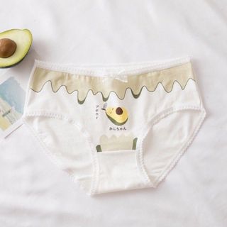 Quần lót nữ cotton họa tiết quả bơ dễ thương