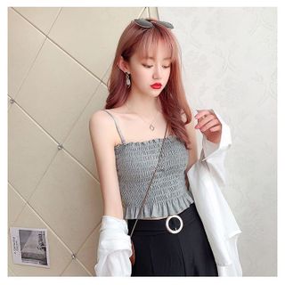 ÁO BRA 2 DÂY NỮ NHÚN DÁNG LỬNG CROPTOP TRẺ TRUNG SIÊU ĐẸP 2088
