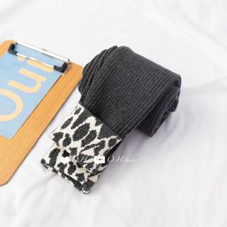 Quần tất legging len hàng Quảng châu viền gấu báo cho bé từ 3 4 5 6 7 8 9 10 11 12 tuổi