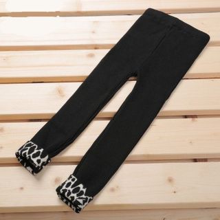 Quần tất legging len hàng Quảng châu viền gấu báo cho bé từ 3 4 5 6 7 8 9 10 11 12 tuổi