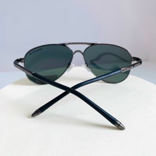 Kính râm nam tròng thuỷ tinh màu đen P8503