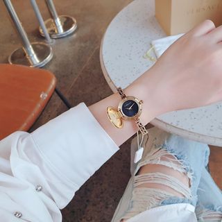 ĐỒNG HỒ NỮ CAO CẤP VERS MEDUSA DÂY KIỀNG MẶT NẮP BẬT MINI SIÊU XINH