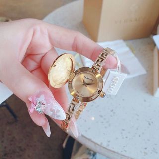 ĐỒNG HỒ NỮ CAO CẤP VERS MEDUSA DÂY KIỀNG MẶT NẮP BẬT MINI SIÊU XINH