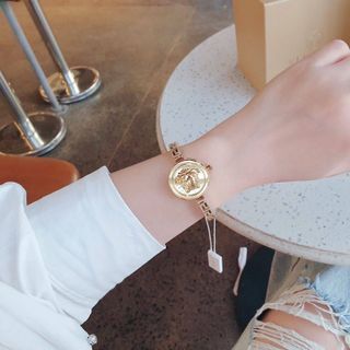 ĐỒNG HỒ NỮ CAO CẤP VERS MEDUSA DÂY KIỀNG MẶT NẮP BẬT MINI SIÊU XINH