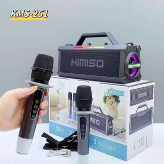 Loa Kimiso KMS-251 kèm 2 micro không dây.