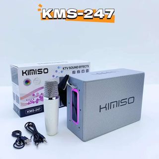 Loa Karaoke Bluetooth Kimiso Kms 247, Bản Cao Cấp Chất Lượng, Kèm 1 Micro Không Dây