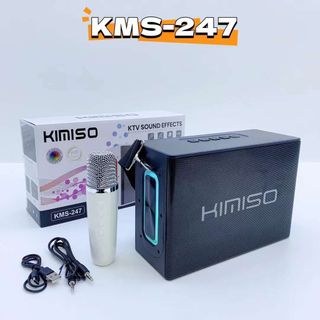 Loa Karaoke Bluetooth Kimiso Kms 247, Bản Cao Cấp Chất Lượng, Kèm 1 Micro Không Dây