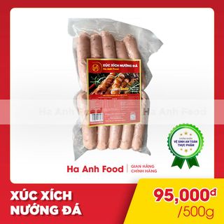 Xúc Xích Nướng Đá Ha Anh Food Thơm Ngon Bổ Dưỡng 500gr