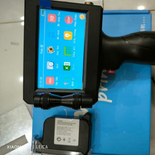 Máy in date cầm tay T04 C24A, mực đen màn hình cảm ứng 4.3 inches