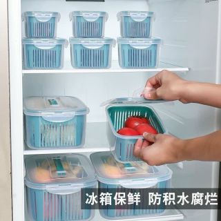 SET 5 HỘP ĐỰNG ĐỒ TỦ LẠNH ĐA NĂNG 2 LỚP