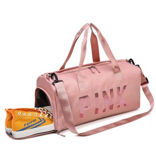 Túi Du Lịch Thể Thao Pink Có Ngăn Đựng Giày (hồng)