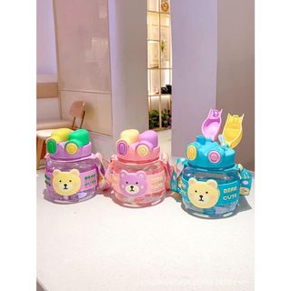 Bình Nhựa Trẻ Em Hai Ống Hút 1000ml ( 40 cái )
