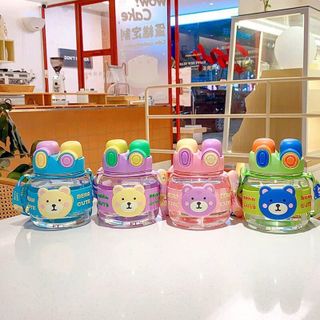 Bình Nhựa Trẻ Em Hai Ống Hút 1000ml ( 40 cái )
