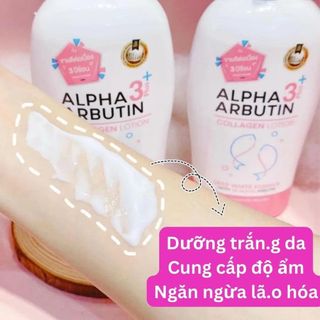 Dưỡng Thể Alpha Arbutin Collagen Lotion 3+ Plus 500ml