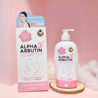 Dưỡng Thể Alpha Arbutin Collagen Lotion 3+ Plus 500ml