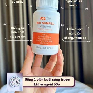 Viên uống chống nắng Bio Sunpill