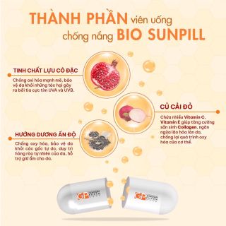 Viên uống chống nắng Bio Sunpill