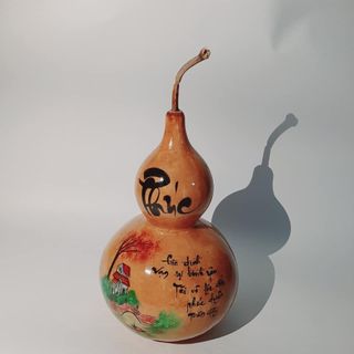 Bầu hồ lô phong thủy, bầu hồ lô cầu con, bầu hồ lô đựng rượu