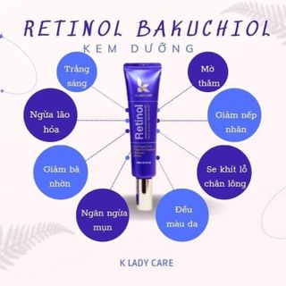 KEM DƯỠNG RETINOL REPAIR 0.5% K LADY CARE 30ML ( nhận đơn từ 12 tuýp )