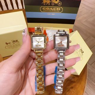 ĐỒNG HỒ NỮ TRUNG CẤP COAHC MẶT VUÔNG SIZE MINI