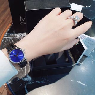 ĐỒNG HỒ NAM NỮ TRUNG CẤP MOO VA DO DÂY DA MẶT TRƠN HUYỀN THOẠI