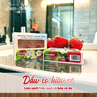 Xà Bông Dâu Tây Precious Garden Organic Soap
Sáng Da - Dưỡng Ẩm