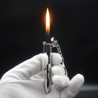 BẬT LỬA GAS ĐÁ MÓC KHOÁ HÌNH VIÊN ĐẠN KIM LOẠI - XÀI GAS