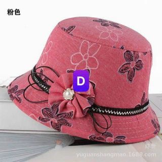 Mũ vành đủ mẫu đính các loài hoa QC