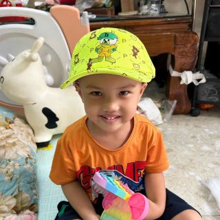 Mũ lưỡi trai trẻ em đủ mẫu bé thỏ màu xanh lá NB