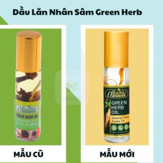Dầu lăn sâm Green Herb Thái Lan 8cc