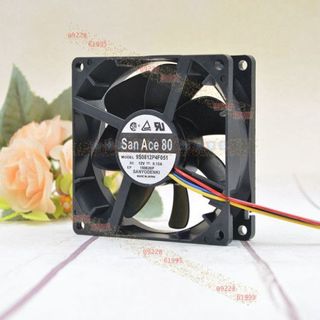 Quạt Trường Hợp Im Lặng Sanyo San ACE 8Cm 8025 12V 0.13A 9s0812p4f051 PWM - LH .O8.98.O66.483